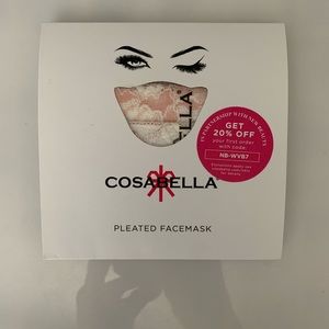Cosabella Savona Lace Pleated Face Mask
